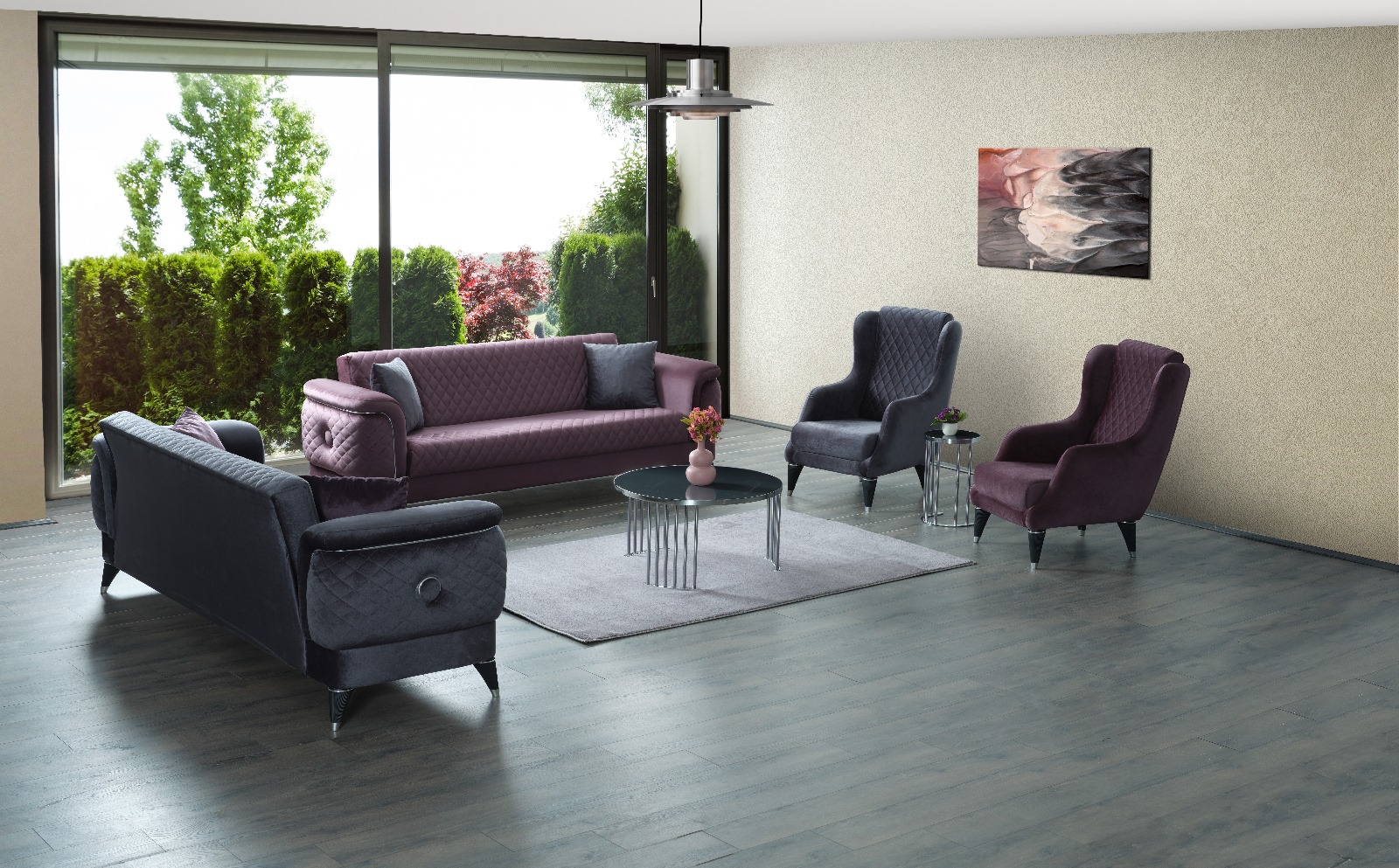 Gold Accent Living Room